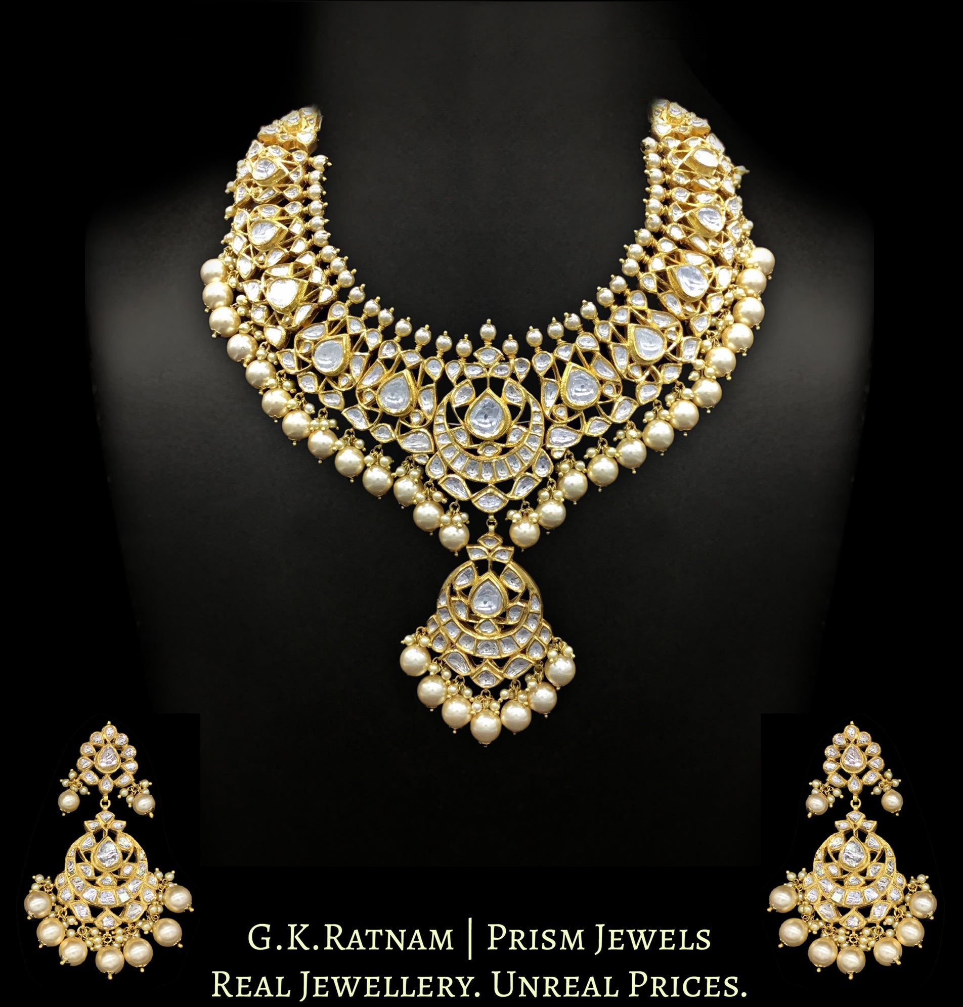 Latest Uncut Diamond Jewellery Necklace Designs - Dhanalakshmi Jewellers